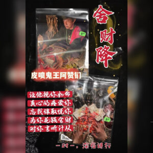 血祭皮喷鬼降舍财降