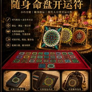 小型 Mahayant 随身命盘开运符