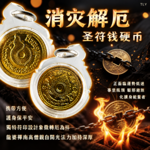 龙‮禅婆‬南消灾解‮圣厄‬符钱硬币